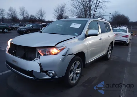 2013 Toyota Highlander Limited V6 z USA, uszkodzony, nr VIN 5TDDK3EHXDS252739